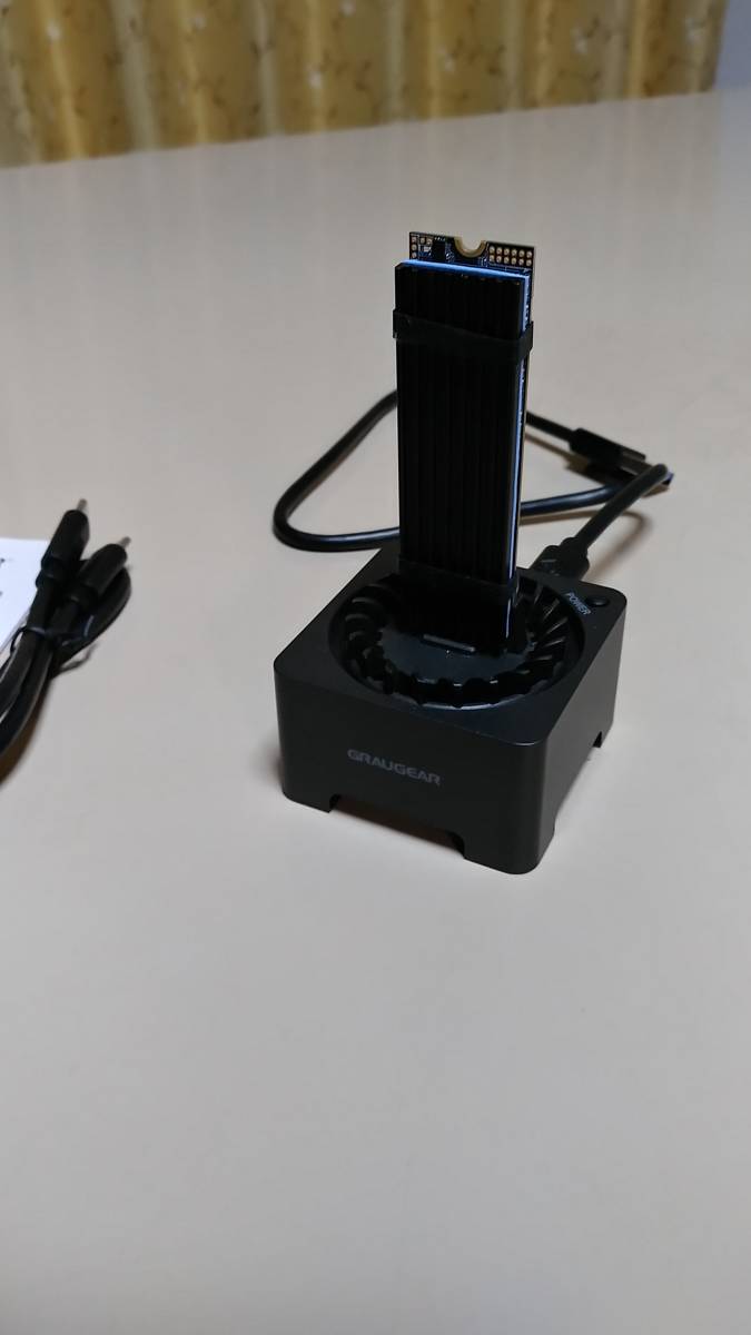 GRAUGEAR NVMe M.2 SATA : & SSD⁄HDD SSD ドッキングステーション ハードドライブ SATA両対応ドッキングベース 外 M2 PCIe NGFF USB-C