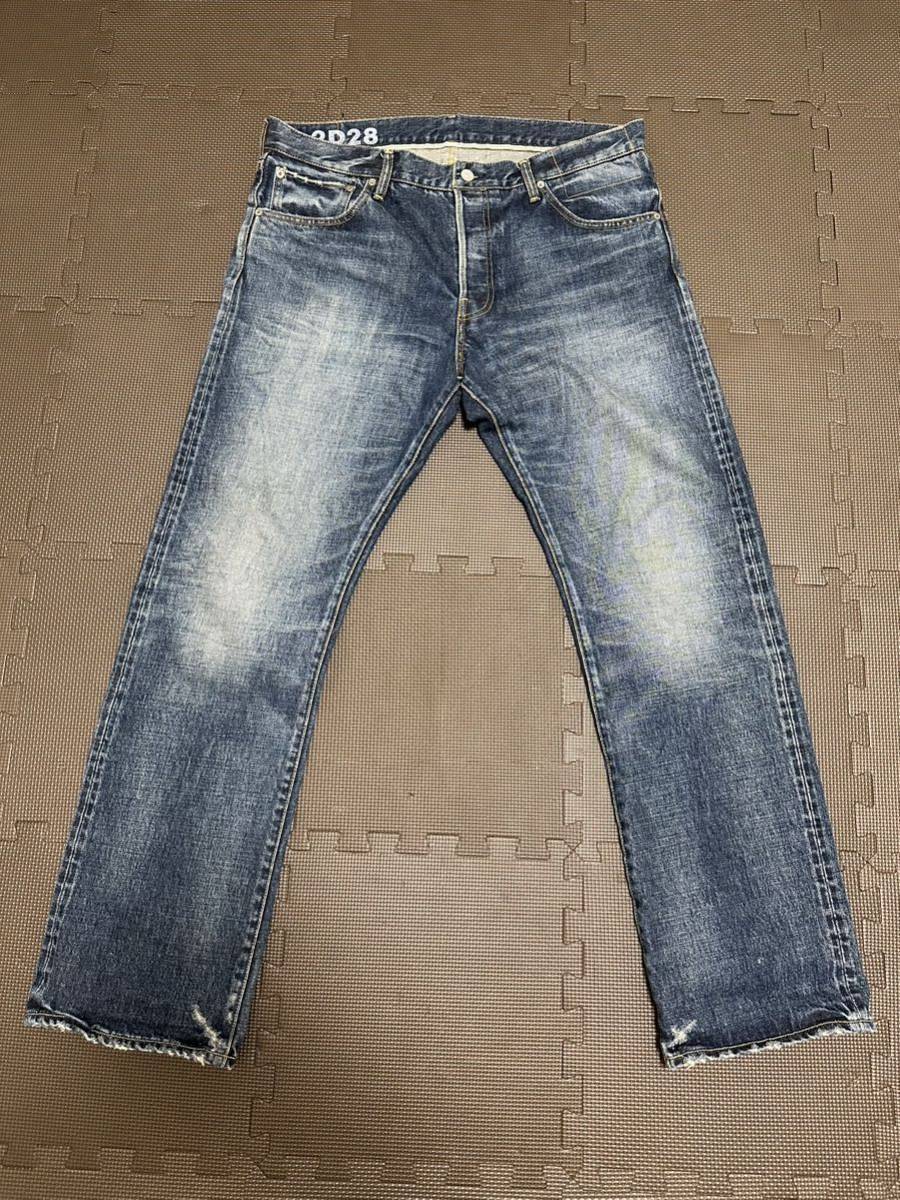 visvim SOCIAL SCULPTURE 01 SLIM DAMAGED-28 サイズW36Ｌ30