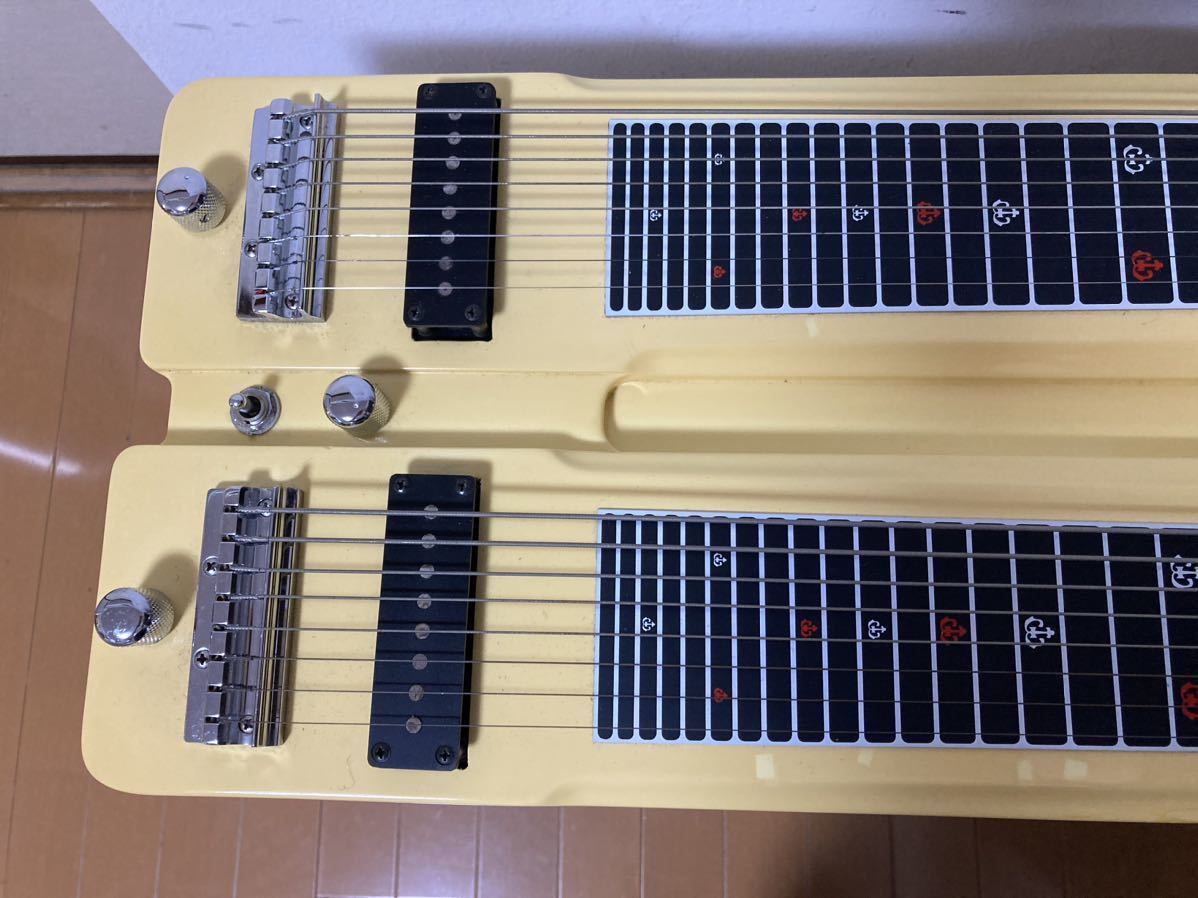 CANOPUS カノップス8弦Wネックスチールギター スタンド ケース付