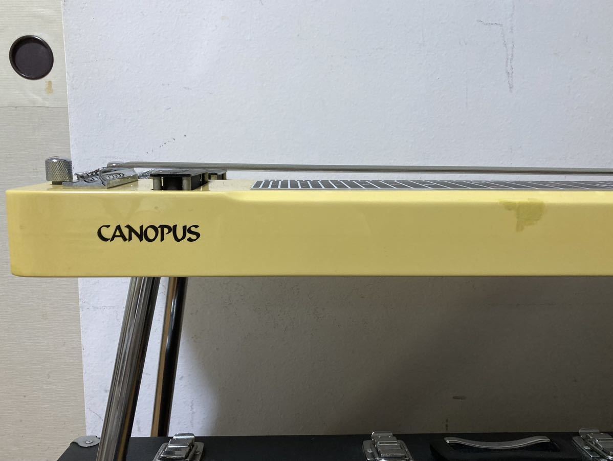 CANOPUS カノップス8弦Wネックスチールギター スタンド ケース付