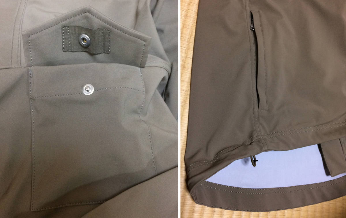 美品 nonnative CYCLIST JACKET N/P TAFFETA STRETCH WITH WINDSTOPPER 