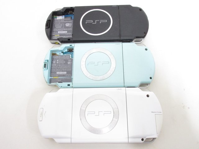 W8337R SONY PSP 3台 まとめて 動作未確認★(PSP-3006、PSP-2000、PSP-1000)ジャンク