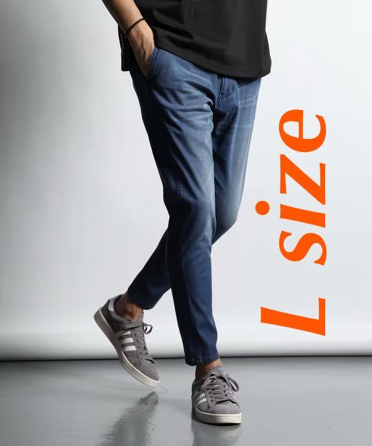 美品! duffer ワンダーシェイプ コンフォート L ②/ デニムパンツ スラックス ストレッチパンツ イージーパンツ