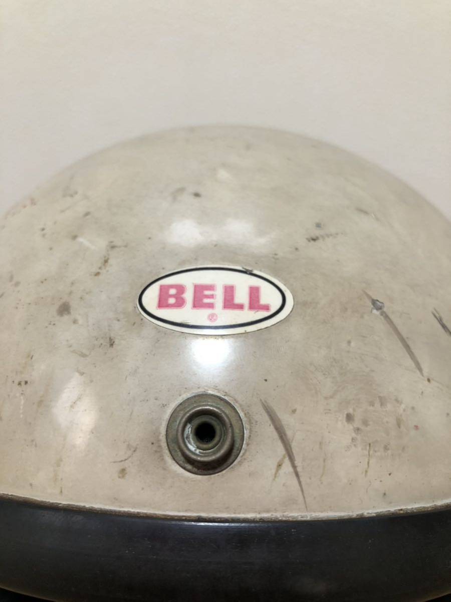 当時物 60s BELL 500TX ジェットヘルメット Mシェル 目深加工リペア