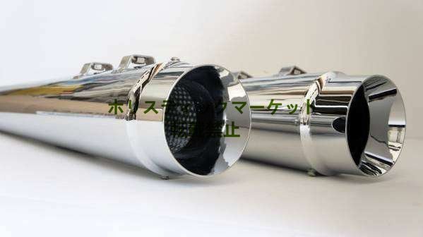 ハーレーツーリング2017-2023用のスリップオンDNAメガホンマフラー