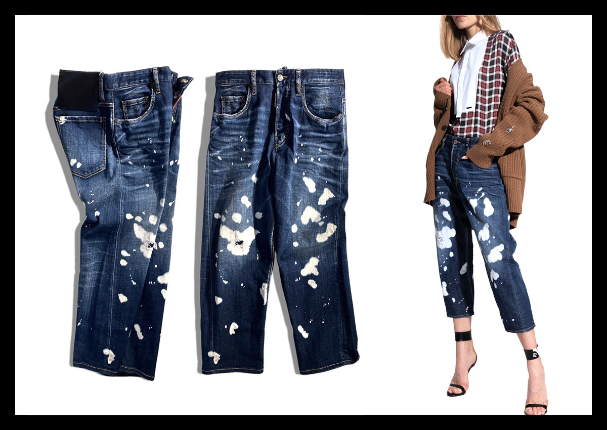 定価8.5万 ディースクエアード DSQUARED2 洗練さを同居させたオーバー 