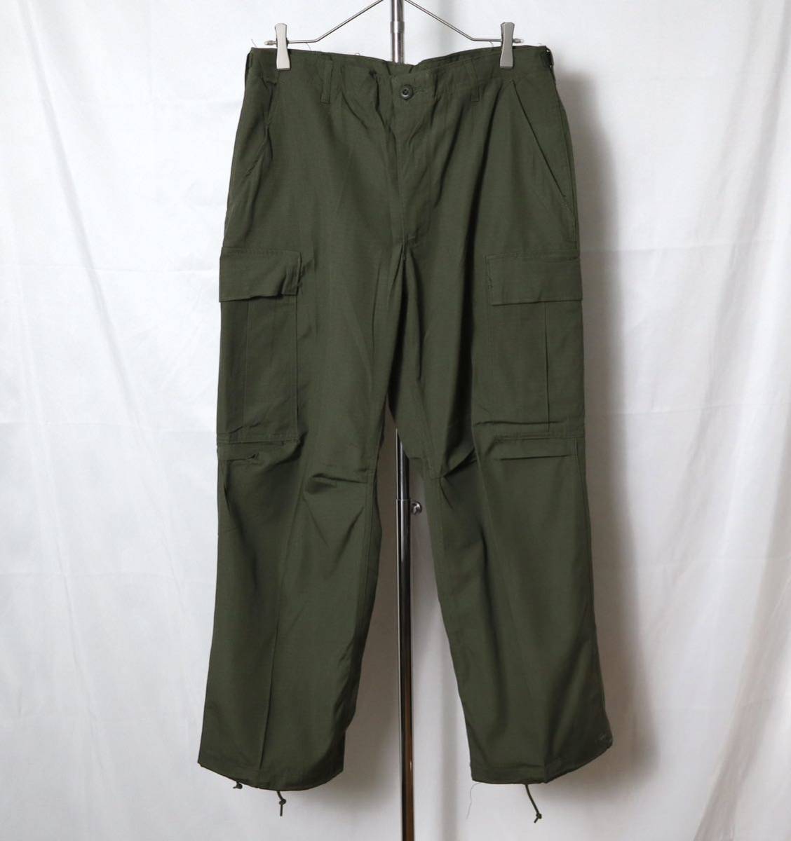 デッドストック 60s US ARMY ジャングルファティーグパンツ MEDIUM SHORT 60年代 アメリカ軍 カーゴパンツ ミリタリー 米軍 実物 M-65