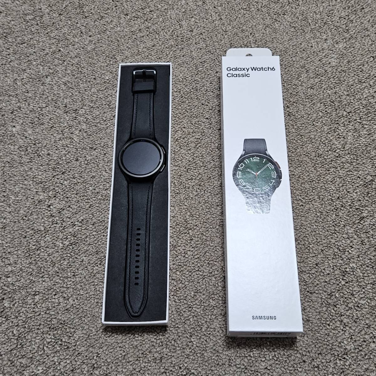Samsung Galaxy Watch6 ブラック 本体（美品】Galaxy Watch6 Classic 
