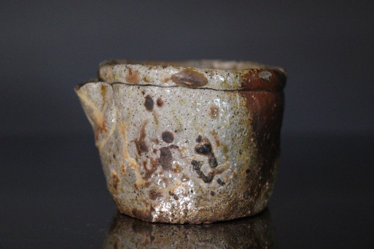 陶楽庵 備前焼 備前 手造湯冷まし 湯冷 窯変 煎茶道具 茶器 急須 宝瓶