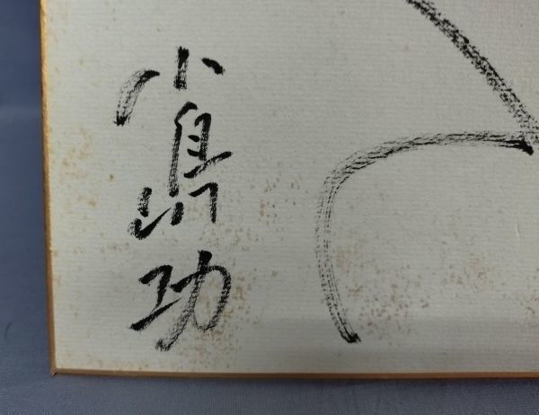 直筆イラスト サイン色紙 小島功 C3』/Y9284/fs*23_10/25-00-2B - 小島功