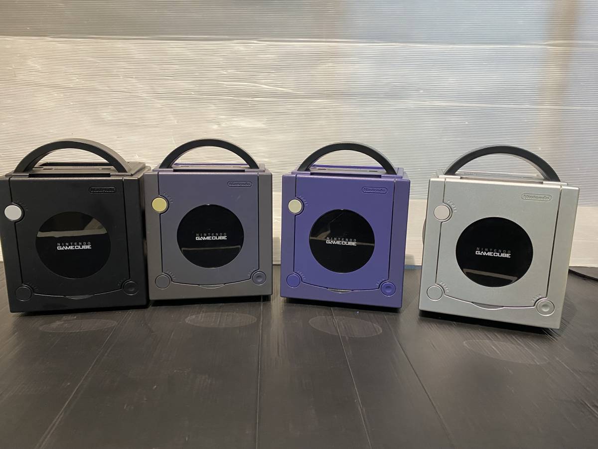 ★GAMECUBE ゲームキューブ★本体 4台まとめ売り DOL-001 ニンテンドー【中古/現状品/動作未確認ジャンク】