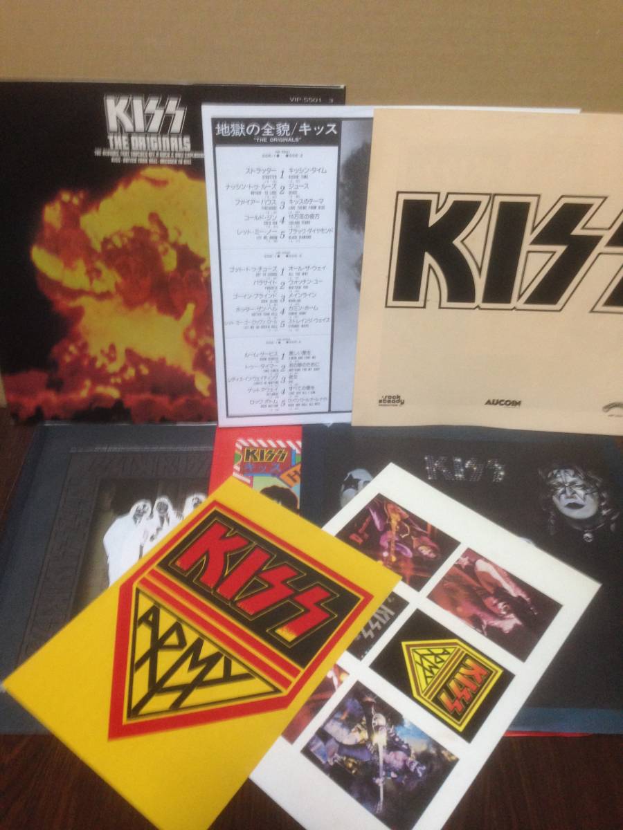 付属品全部入りキッス LP キッス KISS 地獄の全貌 ブックレット