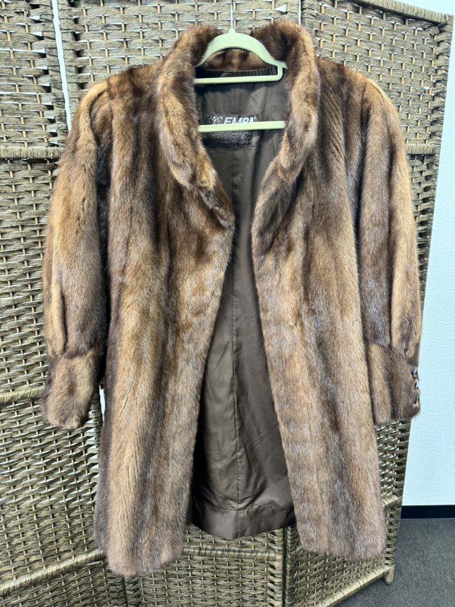 GM7076○サガミンク/SAGA MINK*金サガ*ブラックミンク*ミンクファー