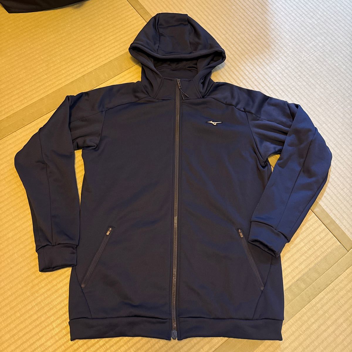 Mizuno Pro スポーツジャケット Lサイズ ネイビー 裏起毛 真冬 Mizuno