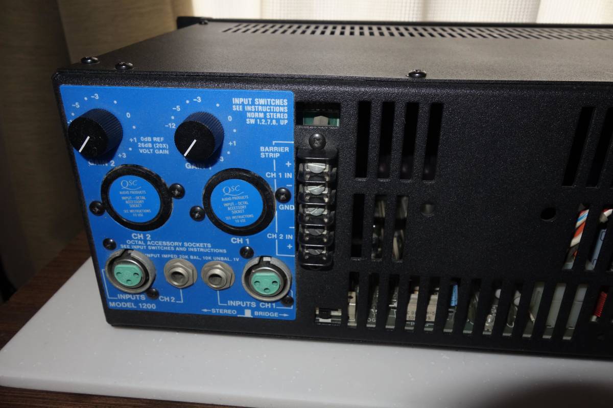 QSC パワーアンプ 0 Power PLX1202 eBay | MODEL Amplifier - Audio