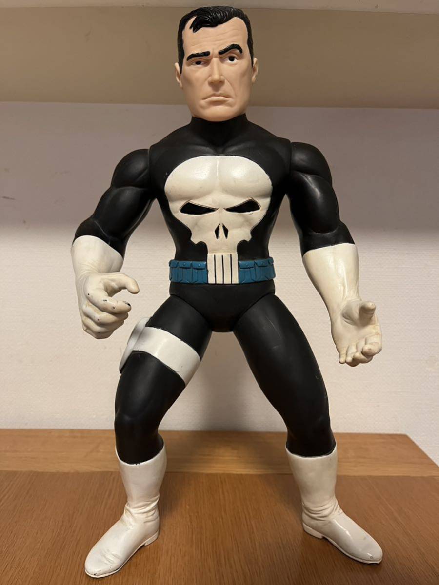 激レア 90年代 MARVEL パニッシャー 35センチ ビッグサイズ toybiz スパイダーマン フィギュア トイビス 即決送料無料