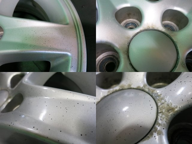 ◆ダイハツ 15x5.5J PCD114.3 +35 5穴 ◆ブリヂストン 195/70R15 ◆15インチ タイヤアルミ 4本 【岐阜発】《個人宅配送不可》