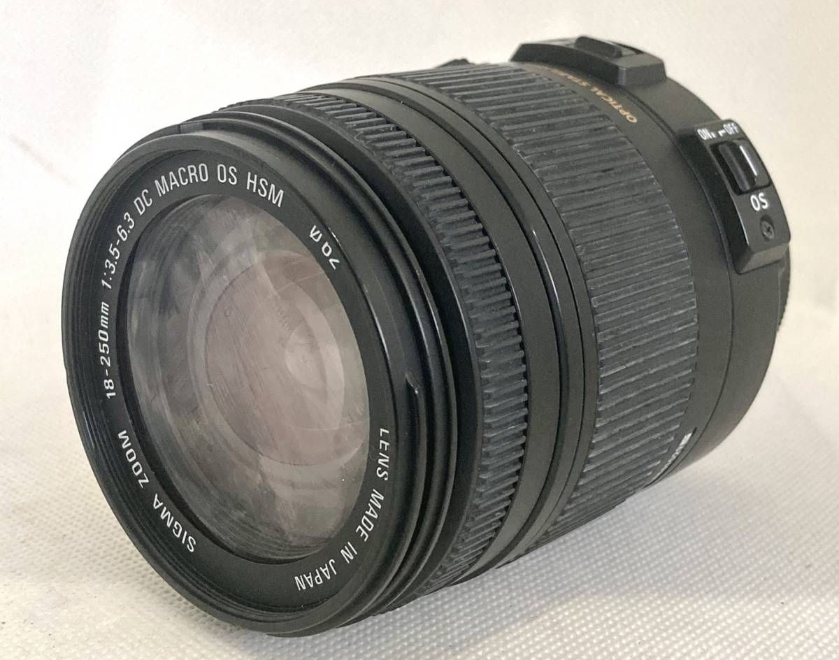 18-250mm DC F3.5-6.3 HSM SIGMA OS MACRO Sigma シグマ SA 動作未確認
