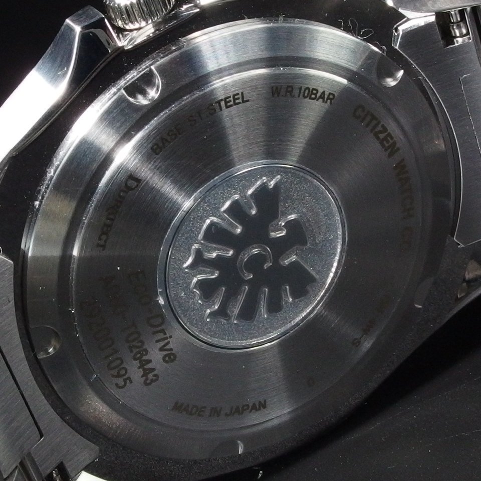 ◆極美品/未使用品◆ CITIZEN シチズン ザ シチズン 最高級 AQ4060-50E A060-T026443 SS 箱 保 ソーラー メンズ 腕時計 「22585」