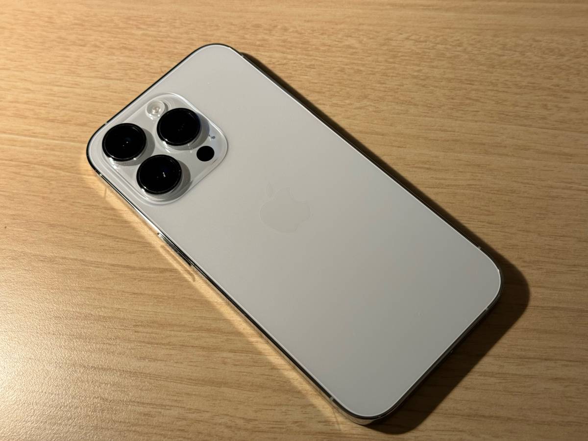 使用期間3カ月！ iPhone14 Pro 512GB シルバー SIMフリー バッテリー