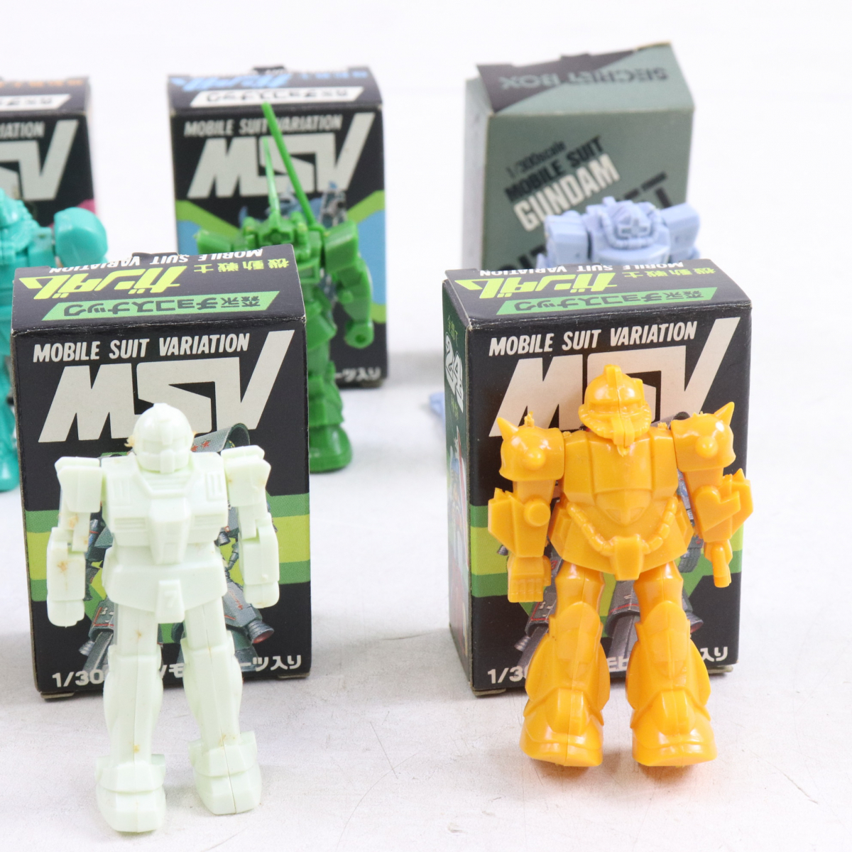 ガンダム　森永チョコスナックオマケのみ　8種類　　ザク、グフ、ジム・キャノン ☆【プラモデル/まとめ】 森永チョコスナック 機動戦士ガンダム MSV