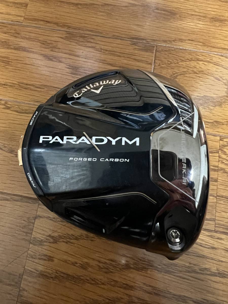 Callaway/キャロウェイ パラダイム ドライバー 10.5度　ヘッド＆ヘッドカバー＆9gウェイト
