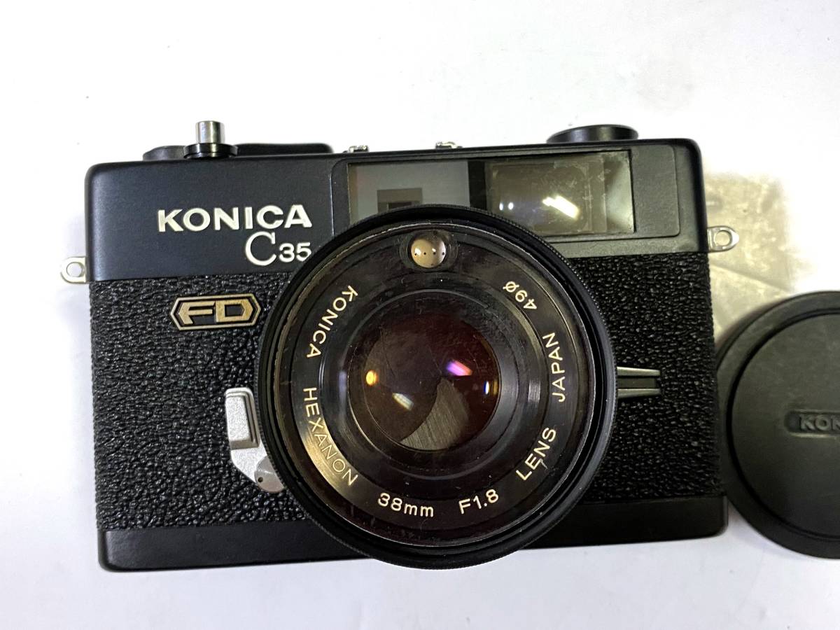 KONICA C35 FD コニカ フィルムカメラ HEXANON 38mm F1.8 日本製