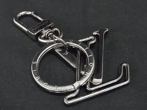 1円 LOUIS VUITTON ルイヴィトン M80217 ポルト クレ LV キーホルダー