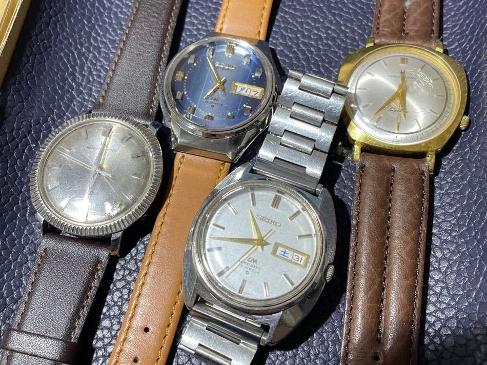 SEIKO セイコー 自動巻き メンズ腕時計 ロードマチック　25石　ハミルトン　リコー　まとめ　ジャンク