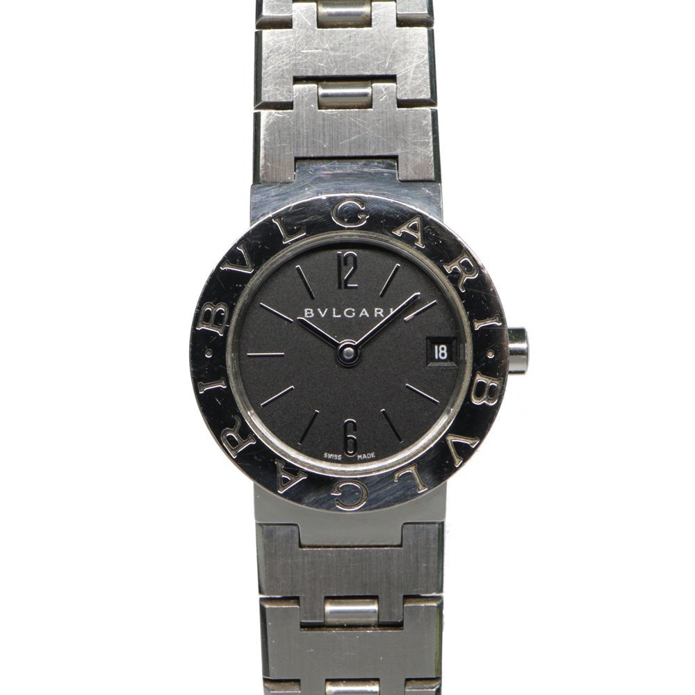 数量限定，正規品 名古屋 1円 ジャンク BVLGARI ブルガリブルガリ BB23SS ブラック SS クォーツ レディース腕時計 女 N2304-05-301043ht(ブルガリブルガリ)｜売買されたオークション情報、yahooの商品情報をアーカイブ公 ブルガリブルガリ