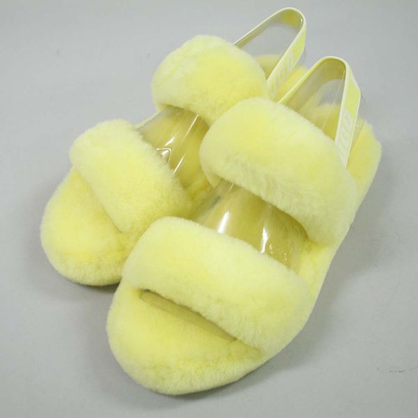 [D2162] アグ サンダル イエロー系 23 UGG