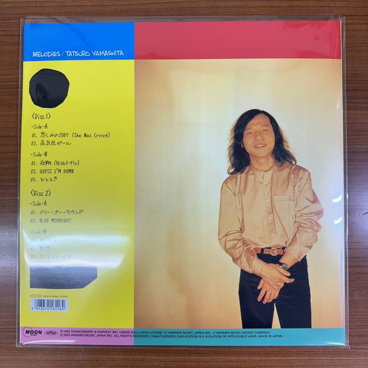 シティポップ30周年記念2枚組重量盤 山下達郎 メロディーズ LPレコード 山下達郎 ANNIVERSARY (30th MELODIES : MELODIES(30th Anniversary