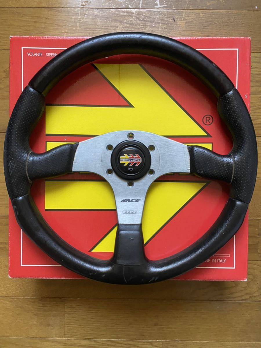 MOMO モモ RACE レース ステアリング ハンドル ホーンボタン、リング付き D35 35 350mm 検索 ナルディ スパルコ NRG ワークスベル 