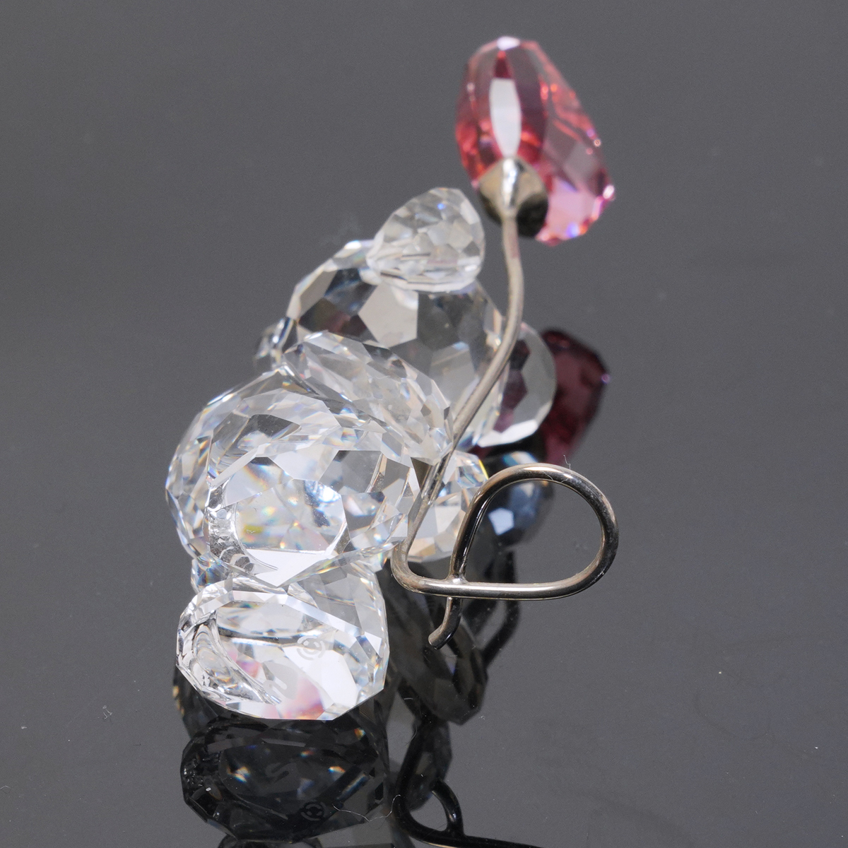 SWAROVSKI クマ ハート 置物 オブジェ フィギュリン 熊 スワロフスキー