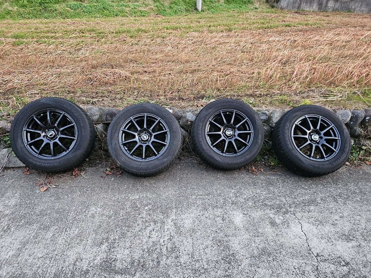 美品】2021年製 225/65R17 NANKANG ナンカン ICE ACTIVA AW-1 残溝約7 
