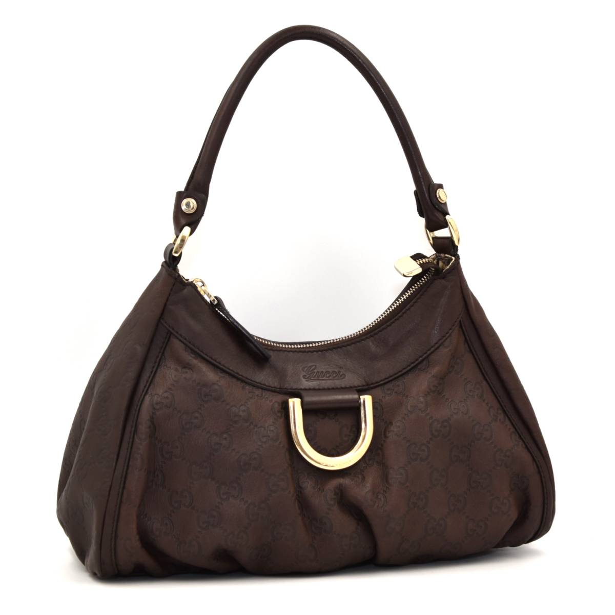 1円 ] 美品 GUCCI グッチ アビー シマライン GG柄 ワンショルダー 