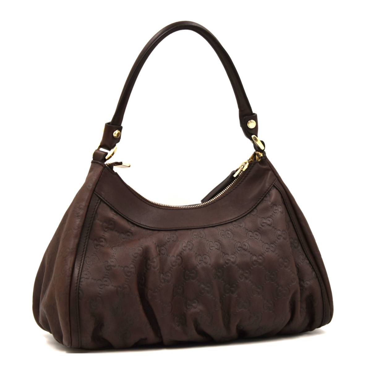 1円 ] 美品 GUCCI グッチ アビー シマライン GG柄 ワンショルダー 