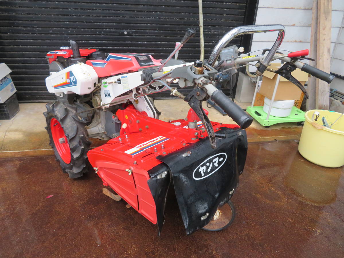 ヤンマー ディーゼル 中古 7馬力 YA70 セル付 農キング – 中古耕運機