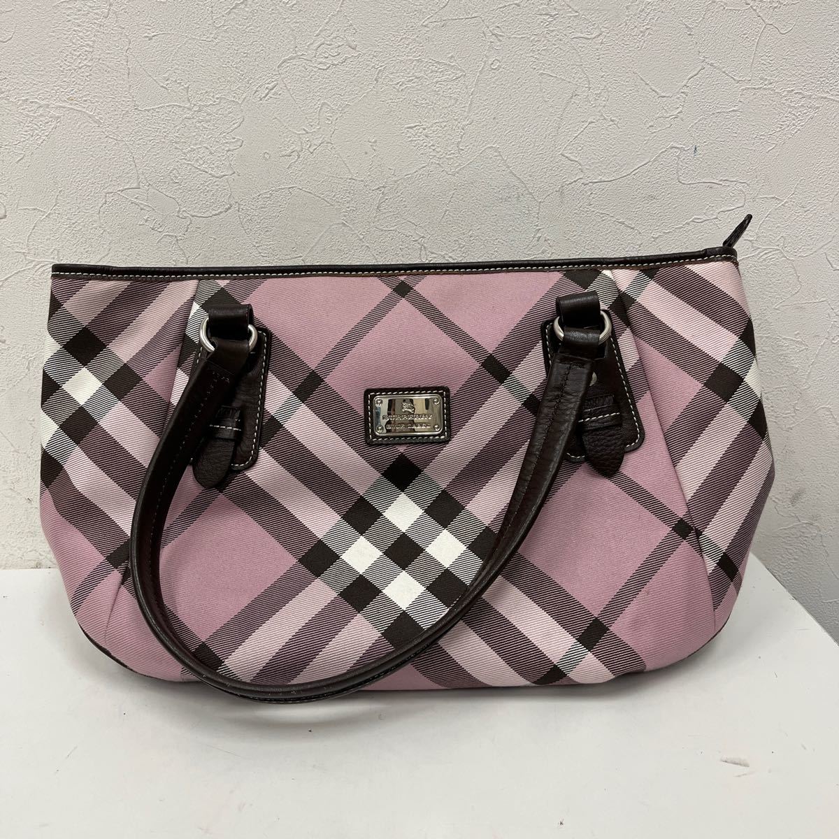 BURBERRY BLUE トートバッグ LABEL バーバリーブルーレーベル 