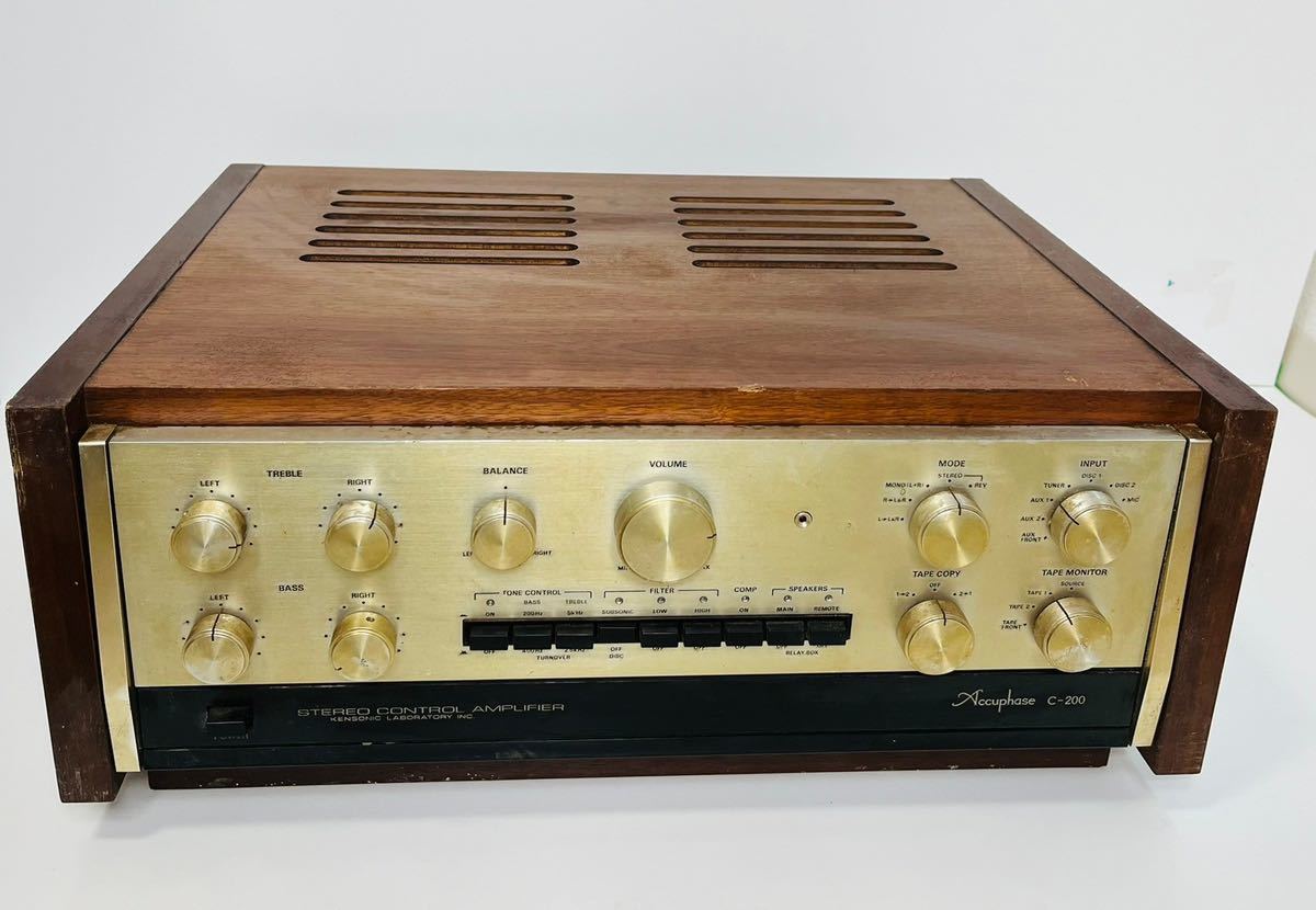 アキュフェーズ Accuphase プリアンプ C-200S コントロールアンプ