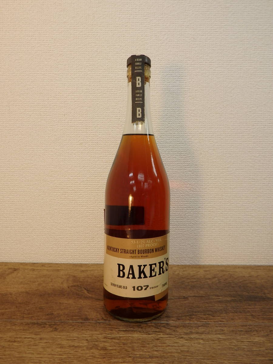 飲料・酒 未開栓 BAKER'S ウイスキー 107プルーフ 750ml 53.5度