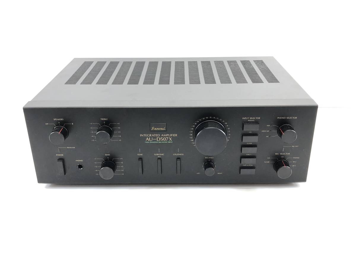 ☆Sansui サンスイ プルメインアンプ AU-D507X 音響機器 通電確認品☆