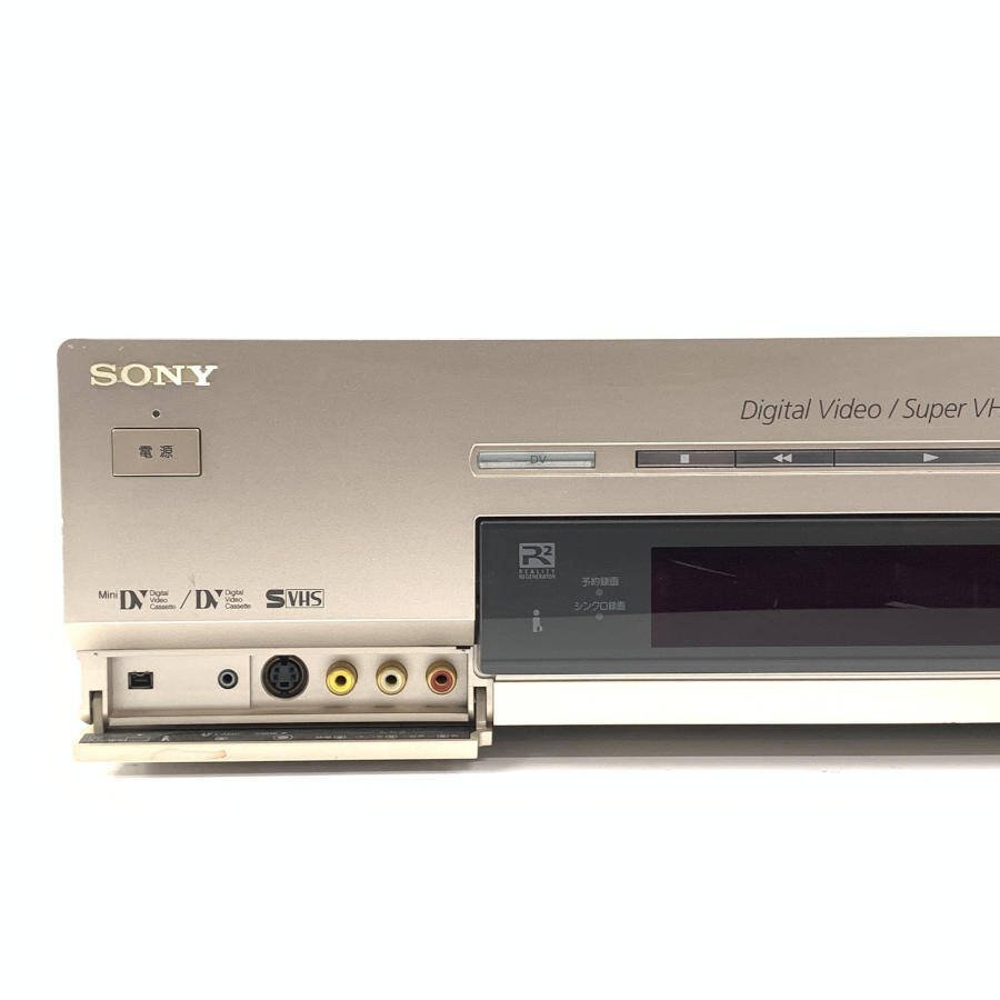 SONY WV-DR7 DV/S-VHSビデオデッキ○ジャンク品