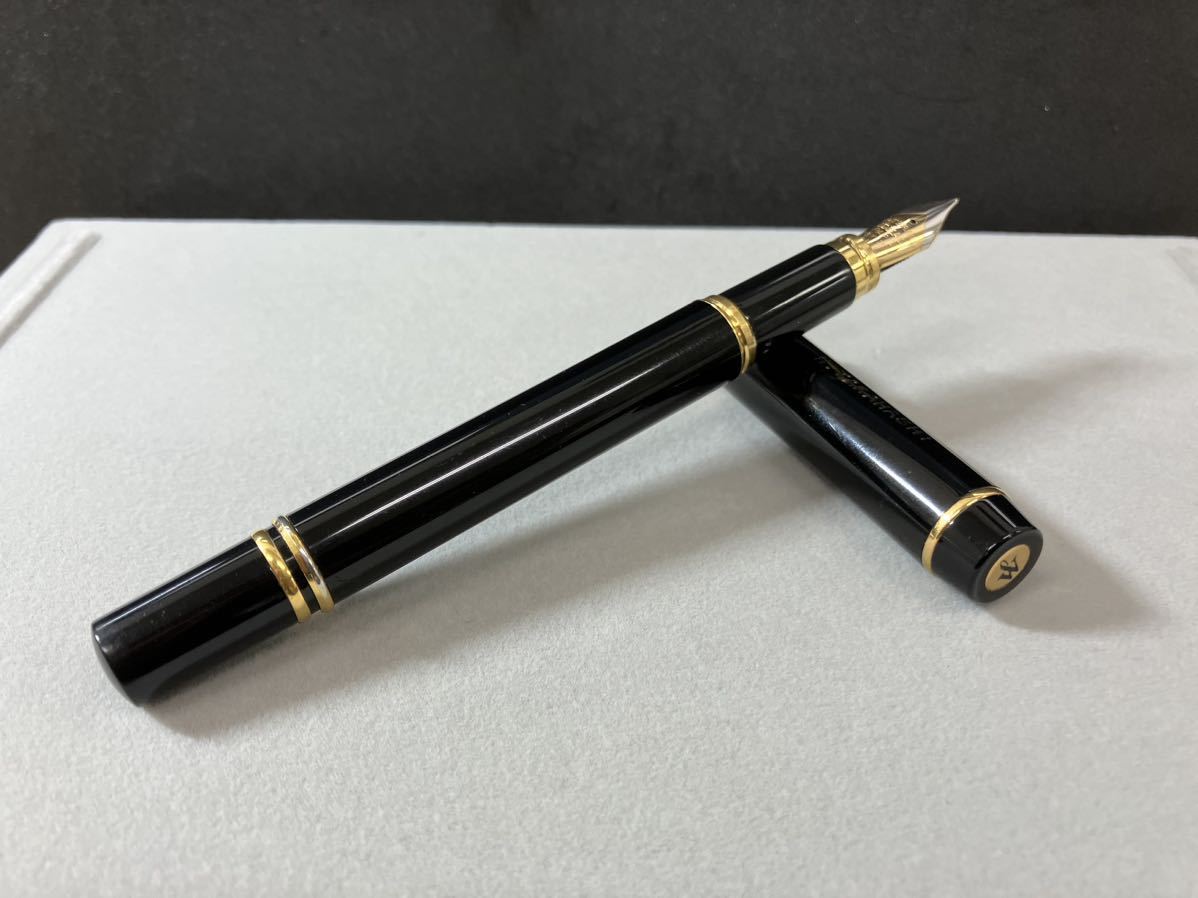 T1072」 WATERMAN ウォーターマン IDEAL 万年筆 ペン先 18K 750 ネーム