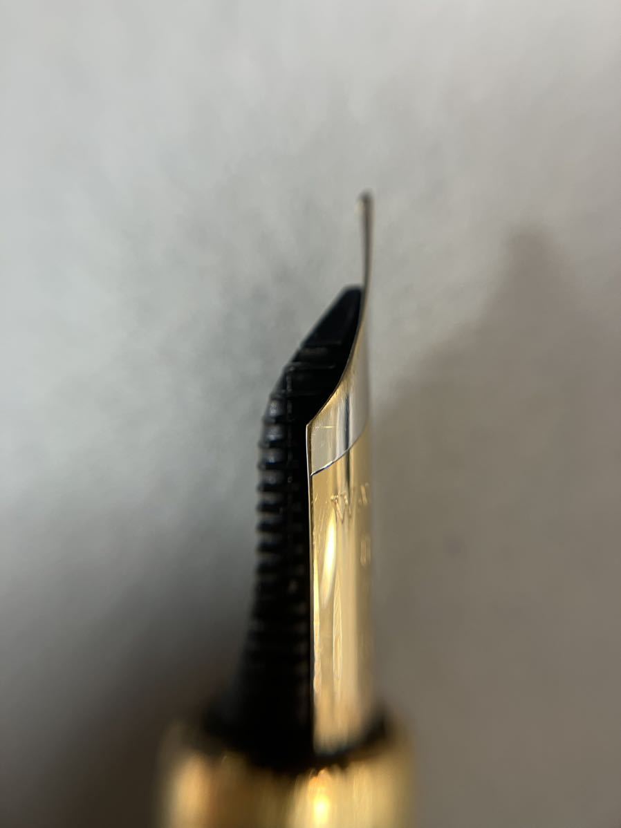 T1072」 WATERMAN ウォーターマン IDEAL 万年筆 ペン先 18K 750 ネーム