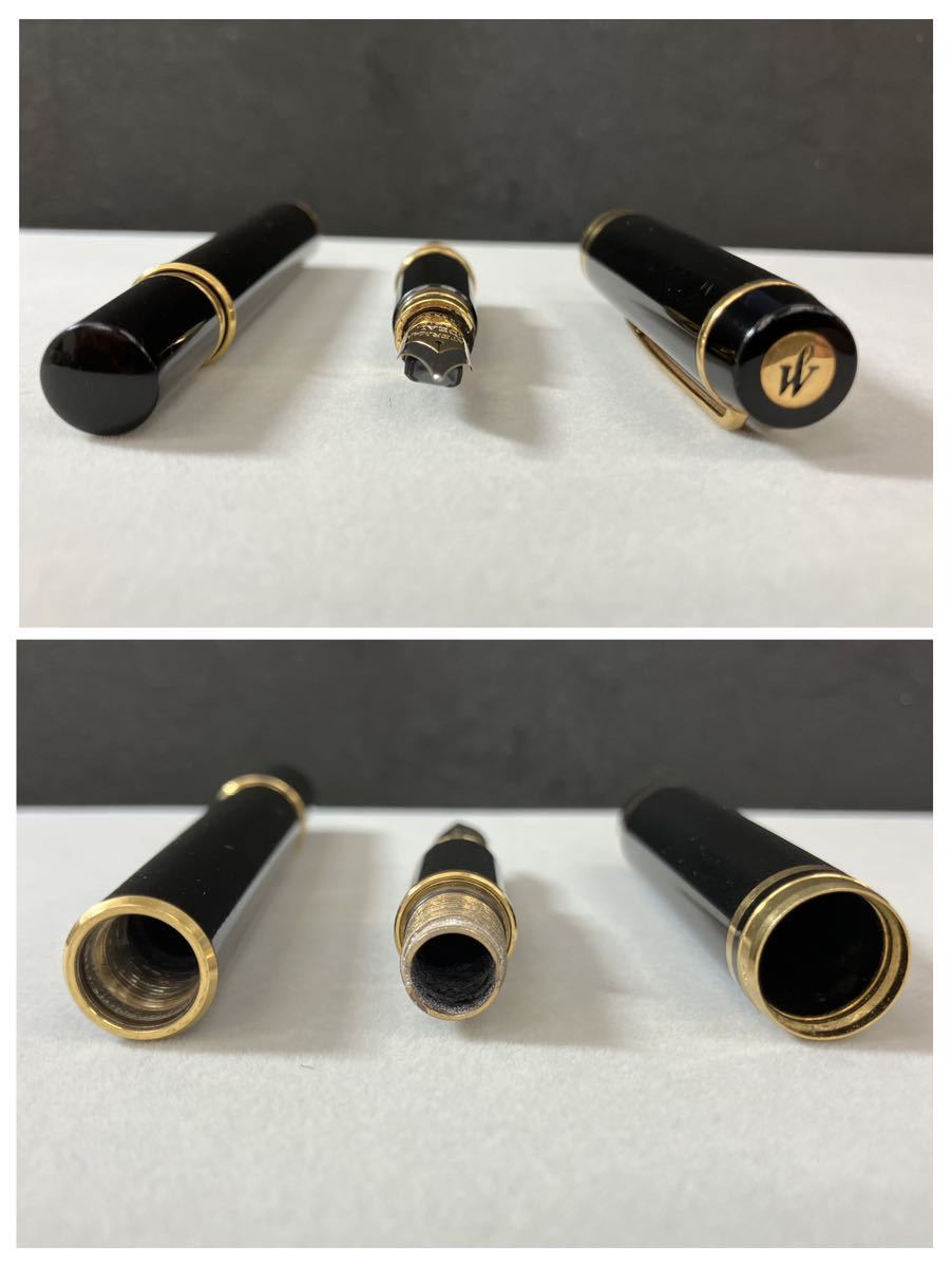 T1072」 WATERMAN ウォーターマン IDEAL 万年筆 ペン先 18K 750 ネーム