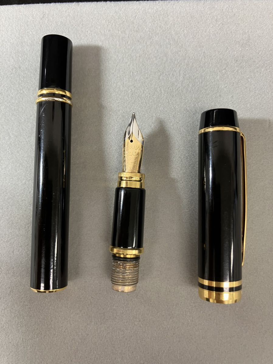 T1072」 WATERMAN ウォーターマン IDEAL 万年筆 ペン先 18K 750 ネーム
