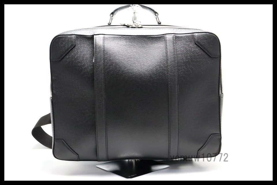 近年モデル希少美中古■LOUIS VUITTON タイガ ブリーフ バックパック レザー 3way ビジネスバッグ ルイヴィトン■1102hh247-3M