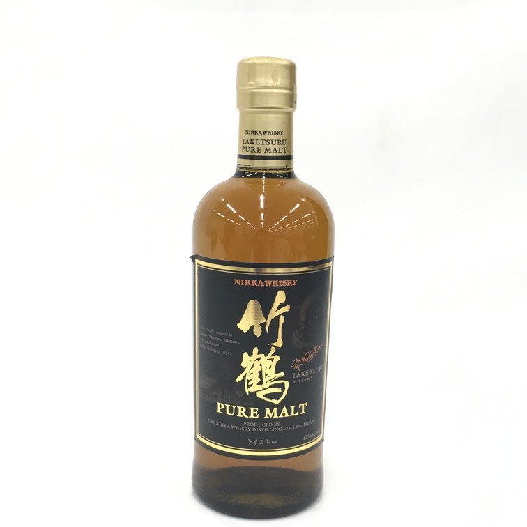 NIKKA ニッカ 竹鶴 TAKETSURU ピュアモルトウイスキー 黒ラベル 700mL