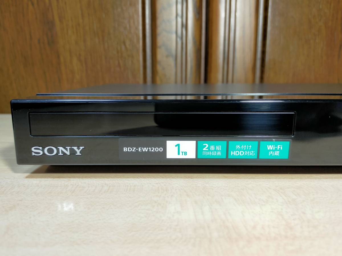 SONY BDZ-EW1200 2TB/W録画/外付けHDD対応/Wi-Fi SONY BDZ-EW1200 W
